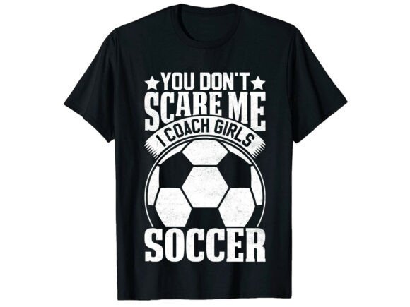 Coach Girls Funny Soccer T-Shirt: Graphics for Sporty Branding