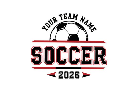 Custom Soccer Team Name Design: T-Shirt Graphics