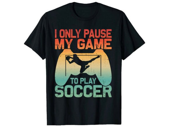 Pause My Game Soccer T-Shirt Graphics Review