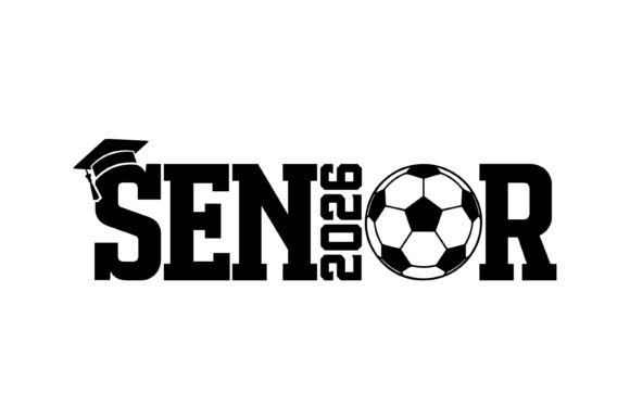 Senior 2025 Soccer Graduation Design for T-Shirt Graphics