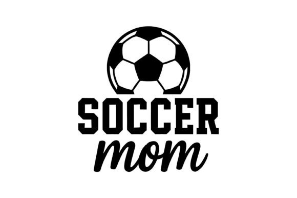 Soccer Mom Ball Design Graphics for T-Shirt Designs