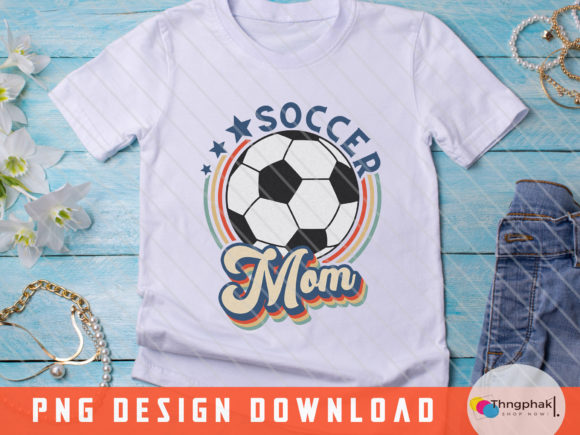 Soccer PNG Graphics for Retro T-Shirt Designs