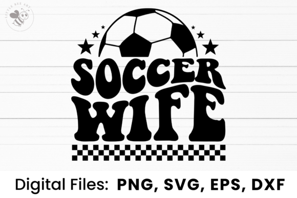 Soccer Wife Wavy: Graphics & T-Shirt Designs for Local Brands