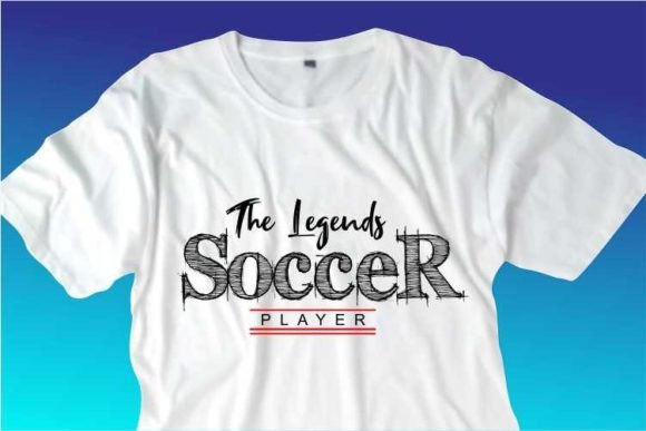 The Legend Soccer Player Vector: Graphics & T-Shirt Designs
